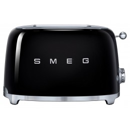 Smeg 2 Slice Toaster Black TSF01BLEU