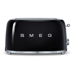 Smeg 4 Slice Toaster Black TSF02BLEU