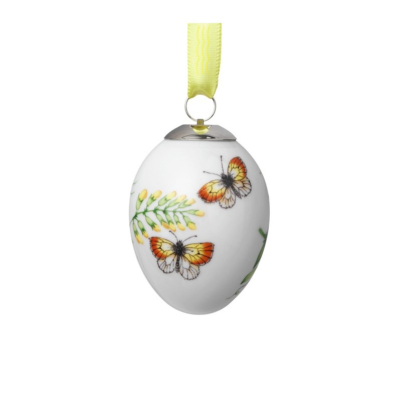 Royal Copenhagen Uovo  di Pasqua Yellow Butterflies 1024782