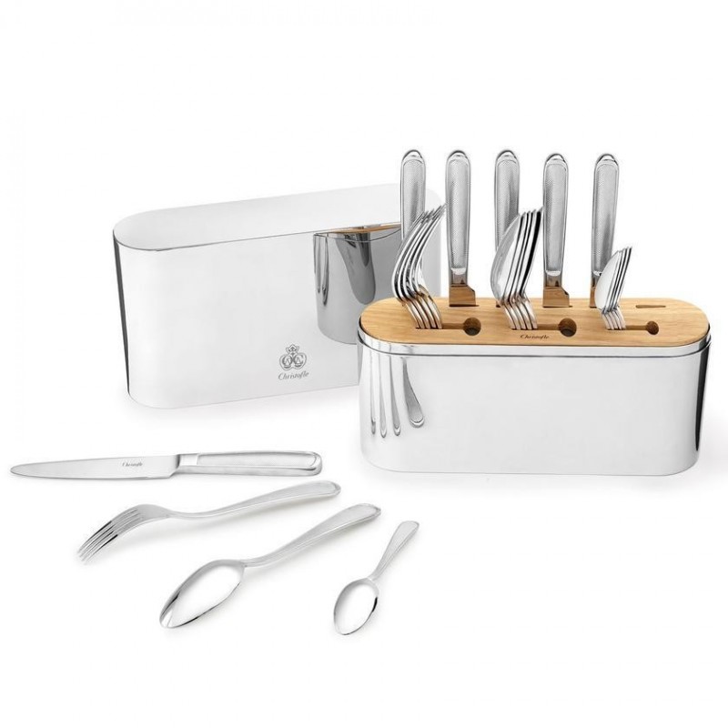 Christofle Mood Servizio Posate 24 Pz