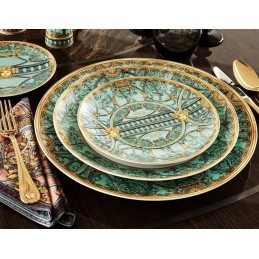 Versace La Scala del Palazzo-Green Plate 17 cm