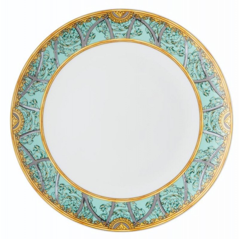 Versace La Scala del Palazzo-Green Plate 28 cm