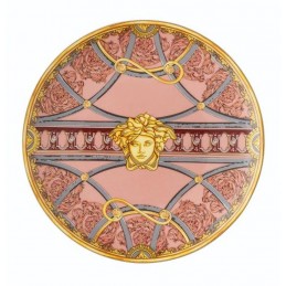 Versace Piatto Piano 17 cm La Scala del Palazzo - Rosa