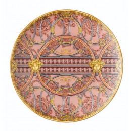 Versace Piatto Piano 21 cm La Scala del Palazzo - Rosa