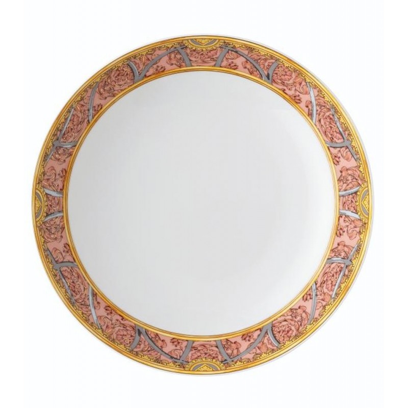 Versace Piatto Fondo 22 cm La Scala del Palazzo - Rosa