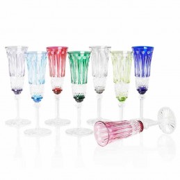 Saint Louis Tommy Set 6 Flute Colori Assortiti