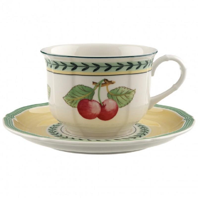 Villeroy & Boch French Garden Fleurence Set 6 Tazze Colazione con Piattino