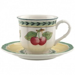 Villeroy & Boch French Garden Fleurence Set 6 Tazze Espresso con Piattino