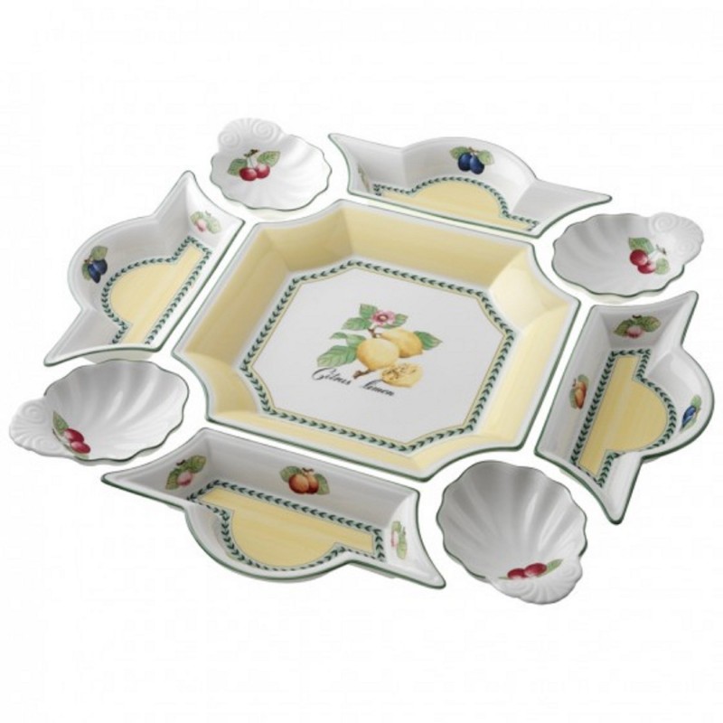 Villeroy & Boch French Garden Fleurence Set Antipasti 9 Pz