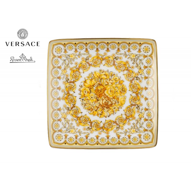 Versace Tribute Baroque Coppetta Quadrata Piana 12 cm