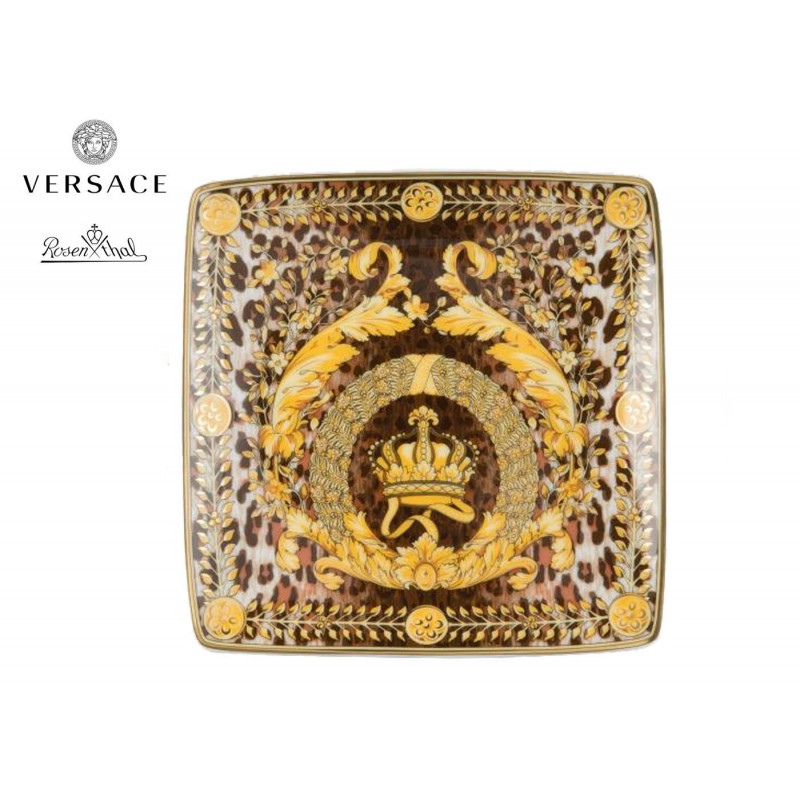 Versace Tribute Wild Baroque Coppetta Quadrata Piana 12 cm