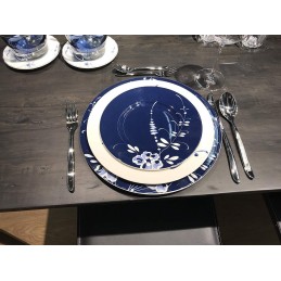 Villeroy & Boch Vieux Luxembourg Brindille Dessert Plate Blu 6 Pcs
