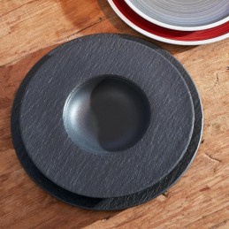 Villeroy & Boch Manufacture Rock Black Pasta Plate 29 cm