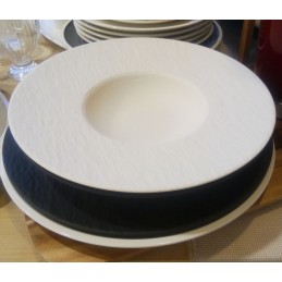 Villeroy & Boch Manufacture Rock Piatto Pasta 29 cm Bianco