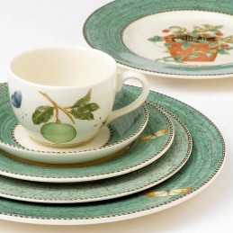 Wedgwood Sarah's Garden Servizio Piatti 18 Pz Verde