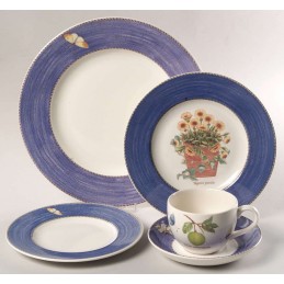 Wedgwood Sarah's Garden Servizio Piatti 18 Pz Blue
