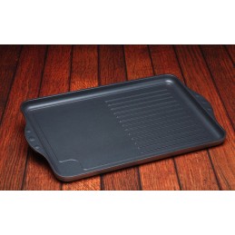 Swiss Diamond Teglia doppia liscia+grill 43x28 cm SD-64328-GL