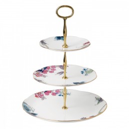Wedgwood Butterfly Bloom Alzata per Torta 3 Livelli