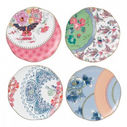 Wedgwood Butterfly Bloom Set 4 Piatti 20 cm