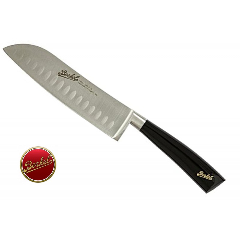 Berkel Coltello Santoku Elegance 18 cm Nero
