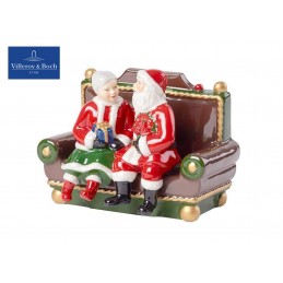 Villeroy & Boch Christmas Toys Mr & Mrs Santa - with musical clock