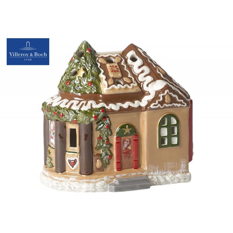 Villeroy & Boch North Pole Express Gingerbread house - with tealight