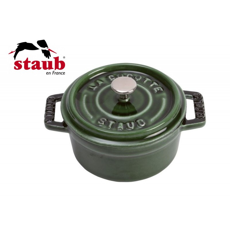 Staub Mini Cocotte Tonda Ceramica 10 cm Verde 40510-787-0