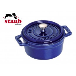 Staub Ceramic Round Mini Cocotte 10 cm Deep Blu 40510-786-0