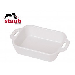 Staub Pirofila Rettangolare Ceramica 14x11 cm Bianco 40511-142-0