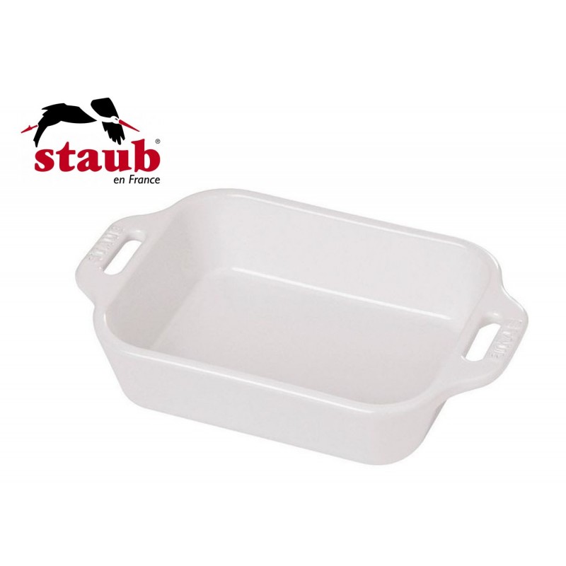 Staub Pirofila Rettangolare Ceramica 14x11 cm Bianco 40511-142-0