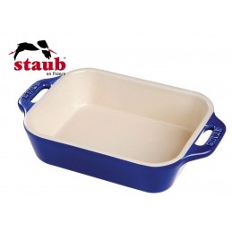 Staub Pirofila Rettangolare Ceramica 34x24 cm Blu Scuro 40511-149-0