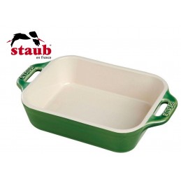 Staub Ceramic Rectangular Baking Dish 34x24 cm Basil 40511-150-0