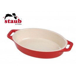 Staub Pirofila Ovale Ceramica 44 cm Rosso Ciliegia 40511-160-0