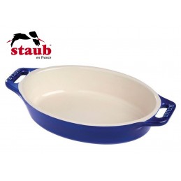 Staub Pirofila Ovale Ceramica 44 cm Blu Scuro 40511-160-0