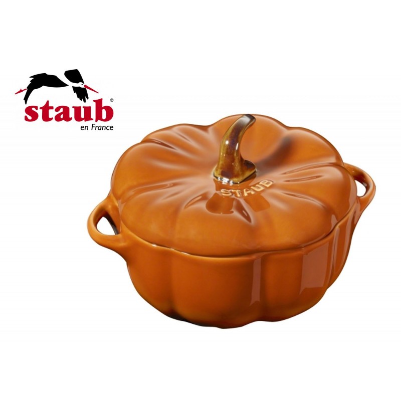 Staub Ceramic Pumpkin Cocotte Cinnamon 40511-555-0