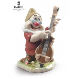 Lladro Disney Set Snow White with 7 Snow White Dwarfs Figurines