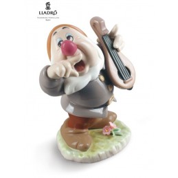 Lladro Disney Set Snow White with 7 Snow White Dwarfs Figurines