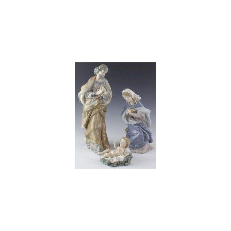 Lladrò Presepe Set 3 Pezzi Statuine