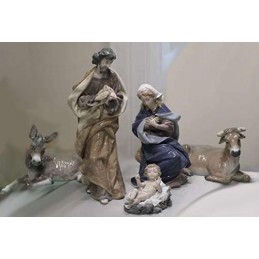 Lladrò Presepe Set 5 Pezzi Statuine