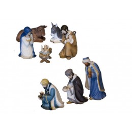 Royal Copenhagen Figurine Nativity Set 8 Pcs