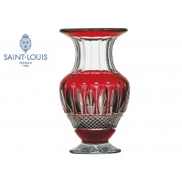 Saint Louis Crystal Vaso Tommy Rosso