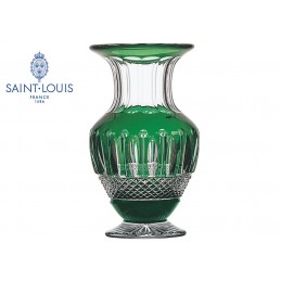 Saint Louis Crystal Tommy Green Vase