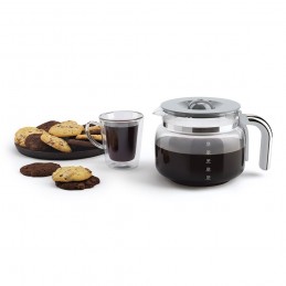 Smeg Macchina Caffe Filtro Panna Estetica Anni 50 DCF01CREU