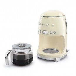 Smeg Macchina Caffe Filtro Panna Estetica Anni 50 DCF01CREU