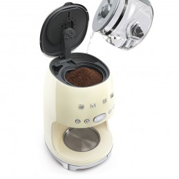 Smeg Macchina Caffe Filtro Panna Estetica Anni 50 DCF01CREU