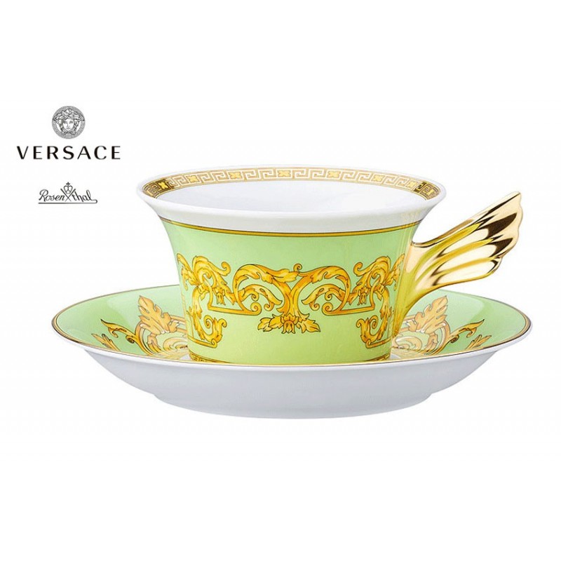 Versace Green Floralia Tazza Te - 2 Pz - 25 Anni