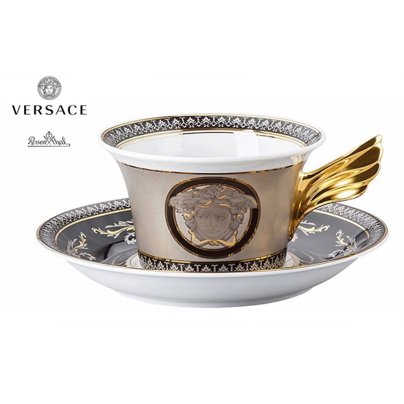 Versace Medusa Silver Tazza Te - 2 Pz - 25 Anni
