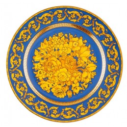 Versace Plate 22 cm Floralia Blue 25th Anniversary