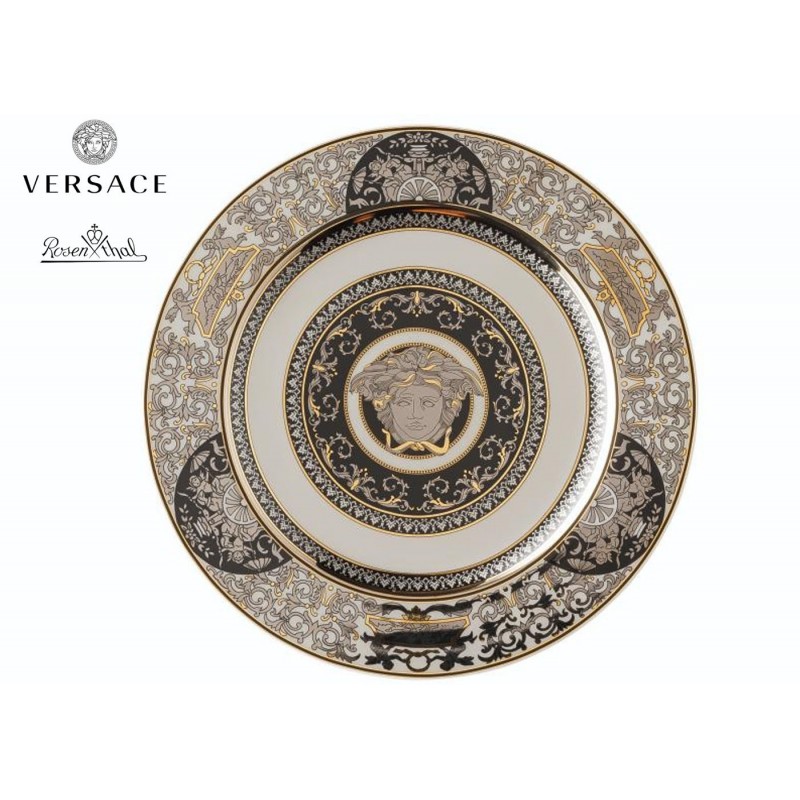 Versace Piatto 22 cm Medusa Silver- 25 Anni