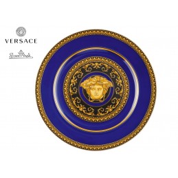 Versace Piatto 22 cm Medusa Blue- 25 Anni